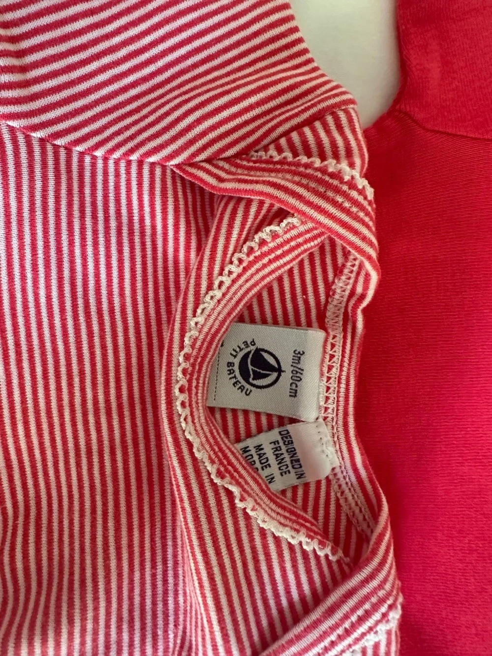 Petit Bateau Dark Pink Bodysuit Bundle 3M / 60cm